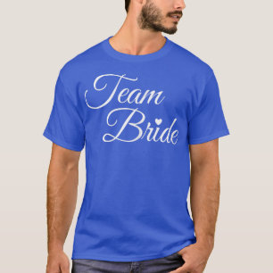 Camiseta Novia en equipo para Boda de Bridal Party T y Tees