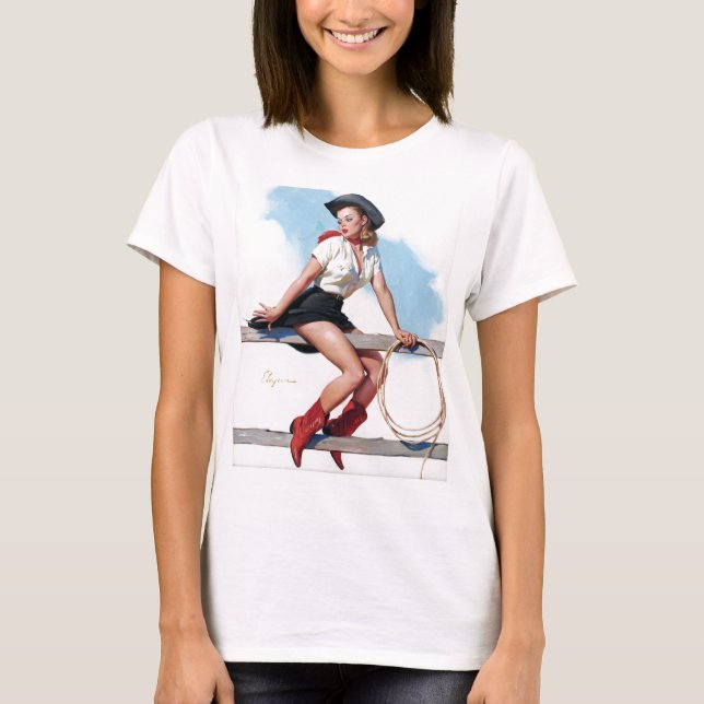 Camiseta Novia en la cerca (Anverso)