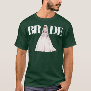 Camiseta Novia Esposa San Valentín Boda Musulmana Matrimoni