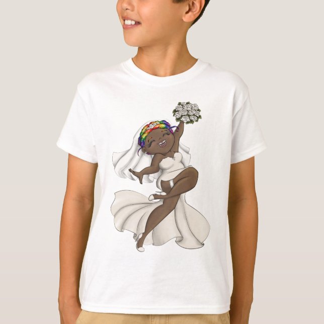 Camiseta Novia feliz 13 (Anverso)