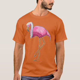 Camiseta Novia flamenco Corona de flores Boda 