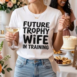 Camiseta Novia Futuro Trofeo Esposa Despedida de Soltera Bo