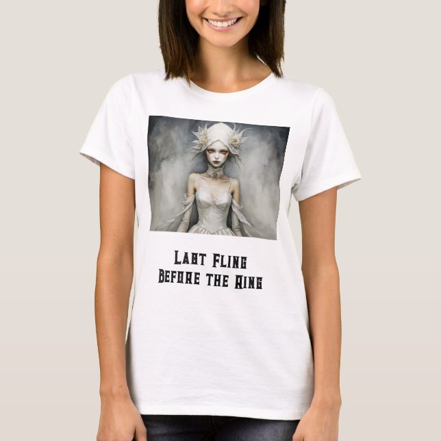 Camiseta Novia gótica (Anverso)