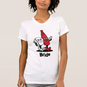 Camiseta Novia Groom Béisbol y Bat Funny