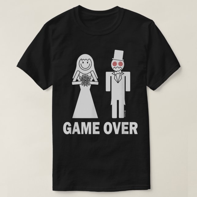 Camiseta Novia Groom Game por Matrimonio Gracioso (Diseño del anverso)