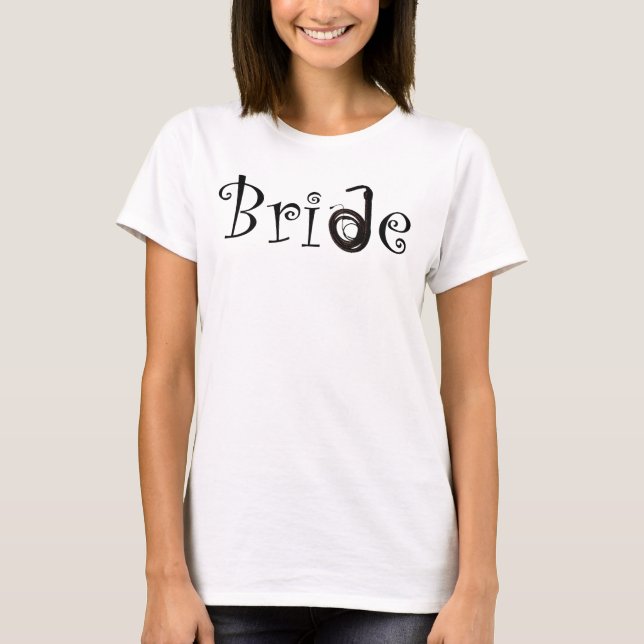 Camiseta novia indiferente (Anverso)