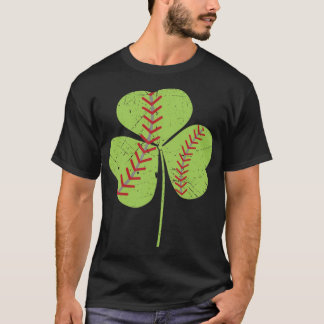 Camiseta Novia irlandesa de béisbol Shamrock sandlot