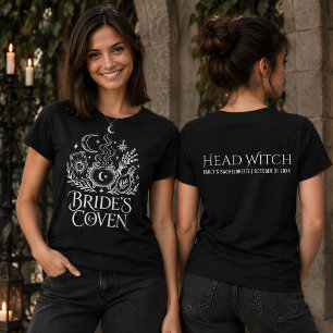Camiseta Novia Jefa de Coven de Brujas Despedida de Soltera