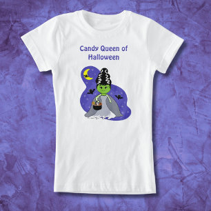 Camiseta Novia Kawaii de Frankenstein Halloween con Candy