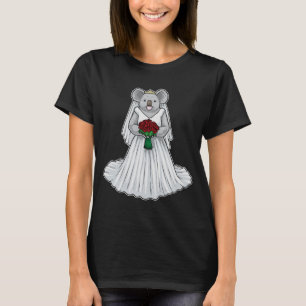 Camiseta Novia Koala Rosa Boda