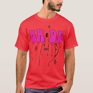 Camiseta Novia Last Disco Funny Bridesmaid Bachelorette Mat