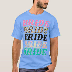 Camiseta Novia Leopardo Rodeo Vaqueras Despedida de Soltera