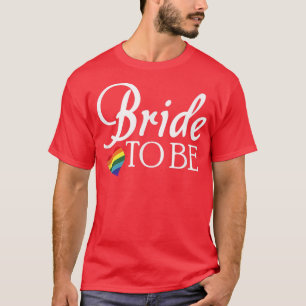 Camiseta Novia lesbiana será el orgullo Boda LGBTQ