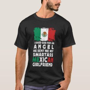 Camiseta Novia Mexicana Sabelotodo Divertida Bandera De Méx