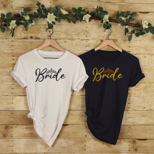 Camiseta Novia-Moderna Fiesta de Bachelorette Simple Editab