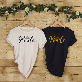 Camiseta Novia-Moderna Fiesta de Bachelorette Simple Editab