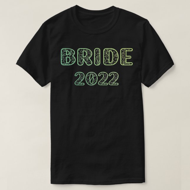 Camiseta Novia Mujer 2022Idea de Novia Despedida de Soltera (Diseño del anverso)