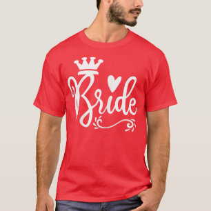 Camiseta Novia Mujer Dulce Fiesta de Boda Combinada y Despe
