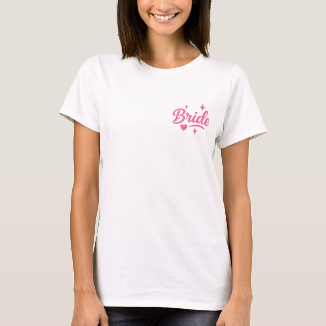 Camiseta Novia Neon Pink (Anverso)