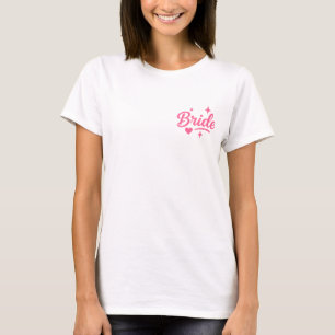 Camiseta Novia Neon Rosa