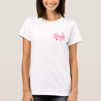 Camiseta Novia Neon Rosa