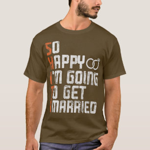 Camiseta Novia Novio Casado Soltero Fiesta de Despedida de 