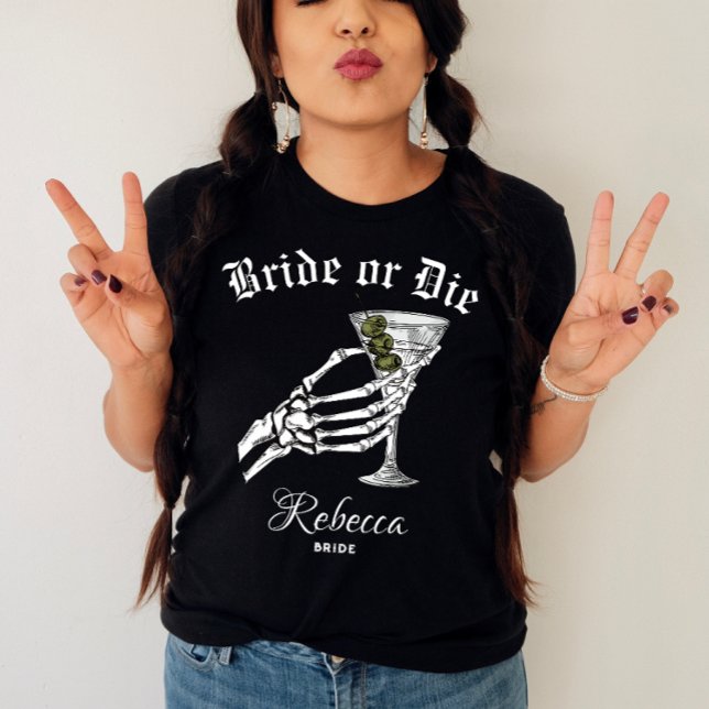 Camiseta Novia o Morir Hasta Que la Muerte Nos Separe Despe (Subido por el creador)