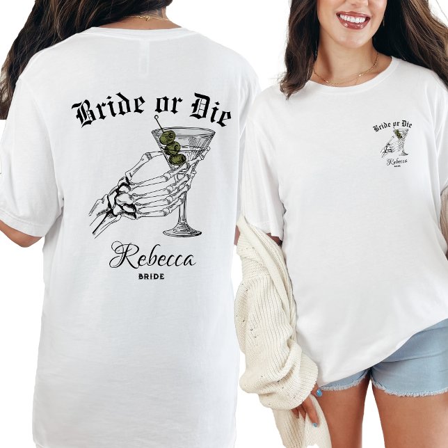 Camiseta Novia o morir hasta que la muerte nos separe Despe (Subido por el creador)