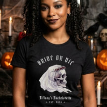 Novia o Muere Calavera de Esqueleto Halloween Desp