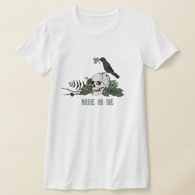 Camiseta Novia o Muerta Fiesta de Despedida Irlandesa Flora (Distribución)