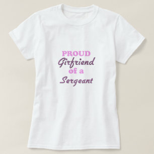 Camiseta Novia orgullosa de un sargento