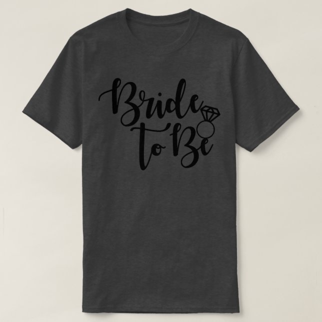 Camiseta Novia Para Ser Boda Ring Future Mrs. (Diseño del anverso)