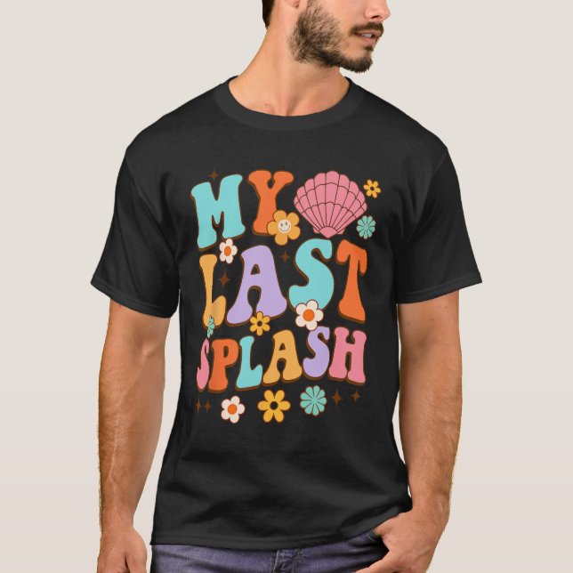 Camiseta Novia Para Ser Ducha De Novias Mi Última Playa De  (Anverso)