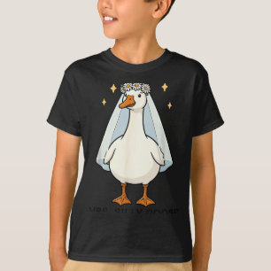 Camiseta Novia Por Casarse Boda Novia Tonta Ganso Suelta