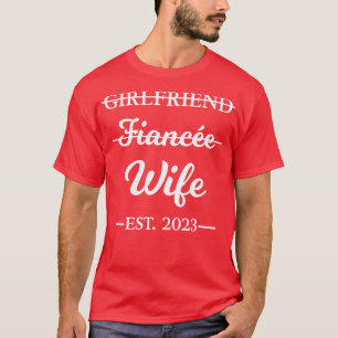 Camiseta Novia Prometida Esposa Casada 2023 Compromiso Co