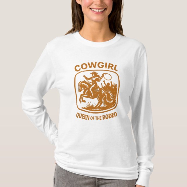 Camiseta Novia - Reina del Rodeo (Anverso)