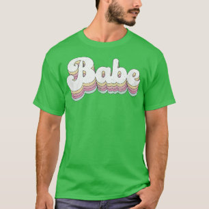 Camiseta Novia Retro Babe Linda Dama de Honor Despedida de 