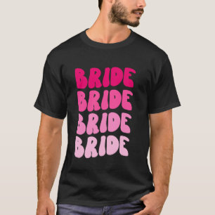 Camiseta Novia Retro Boda Novia Fiesta de Despedida de Solt