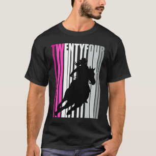 Camiseta Novia retro cumpleaños 24ª Reina de Caballo de Rod