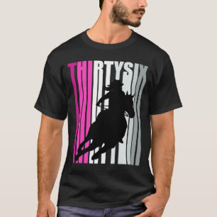 Camiseta Novia retro cumpleaños 36ª Reina de Caballo de Rod