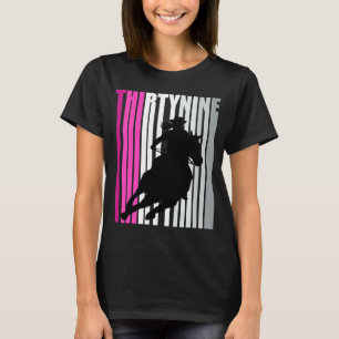 Camiseta Novia retro cumpleaños 38º rodeo Reina de Caballo