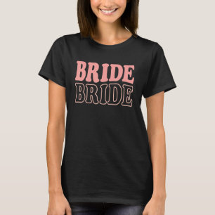 Camiseta Novia Retro Despedida de Soltera Fiesta Nupcial No