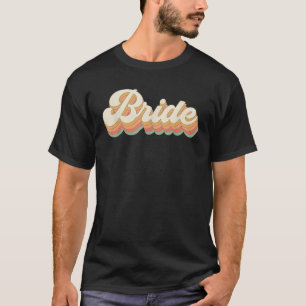 Camiseta Novia Retro Vintage Fiesta de Despedida de Soltera