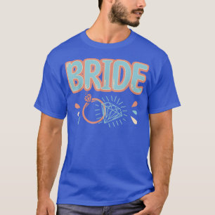 Camiseta Novia Retro Vintage Fiesta de Despedida de Soltera