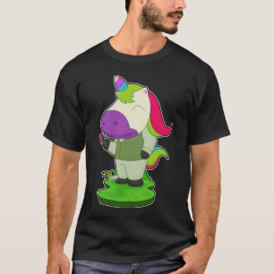 Camiseta Novia Unicornio Flor Boda