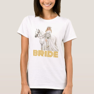 Camiseta novia vaquera