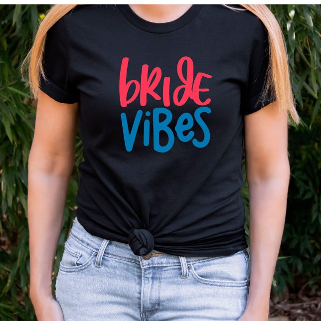 Camiseta Novia Vibes Bachelorette Party T Shirt (Subido por el creador)