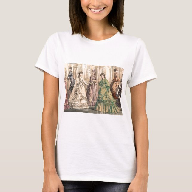 Camiseta Novia victoriana y asistentes (Anverso)
