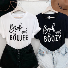 Camiseta Novia y Boujee Bachelorette Party Bride