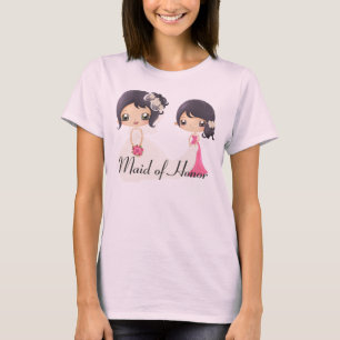 Camiseta Novia y empleada del honor